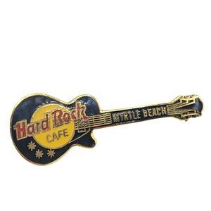 Hard Rock Cafe Myrtle Beach Gibson Black Guitar Pin
